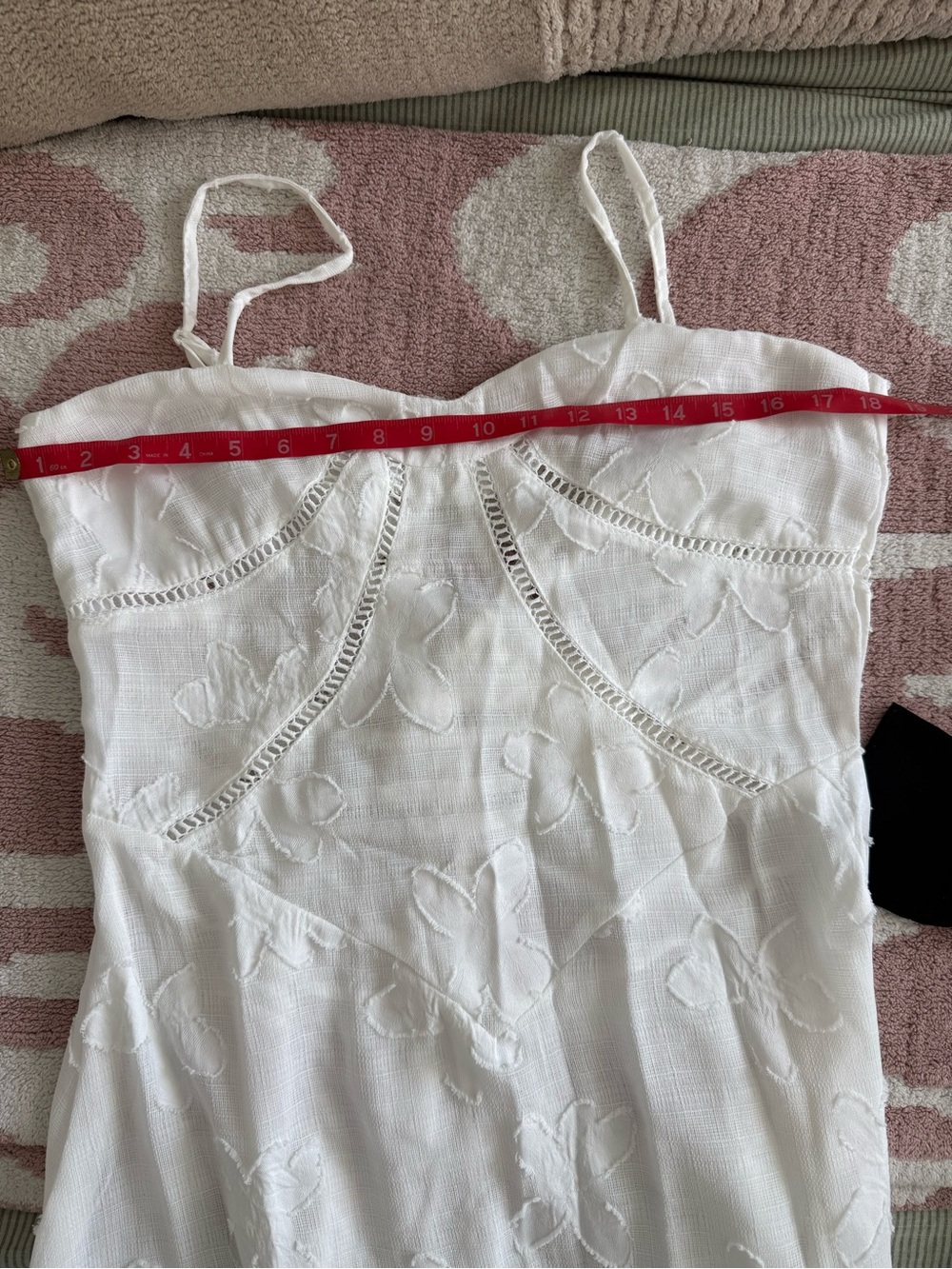 NWT Amazon White Floral Maxi Dress - Picture 5 of 7